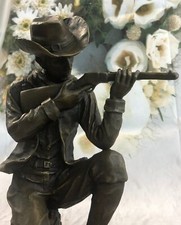 Scultura In Bronzo Di Un