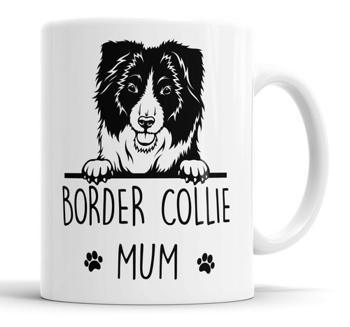 Border collie mum mug - mug, pet