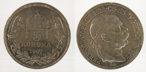 Ungheria austria corone 1907 - ungheria,