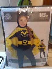 Vestito Di Carnevale BLACK HEROINE BIMBA 10-12 ANNI