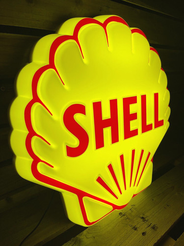 Shell illuminated sign - 3d,