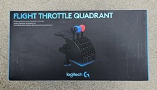 Logitech G Saitek PRO Flight Throttle Quadrant per PC - Nero - NUOVO - Scatola aperta