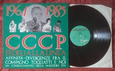 CCCP FEDELI ALLA LINEA - AFFINITA’-DIVERGENZE.. - LP 1987 (C/V EX-/EX) Virgin