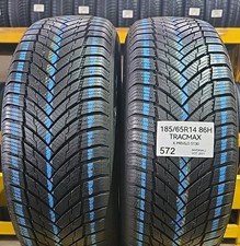 2x PNEUMATICI 185/65 R14 86H  TRACMAX INVERNALI GOMME USATE 90% RESIDUO 1856514