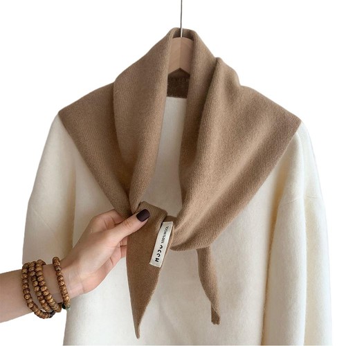 Sciarpa triangolare maglia - in,