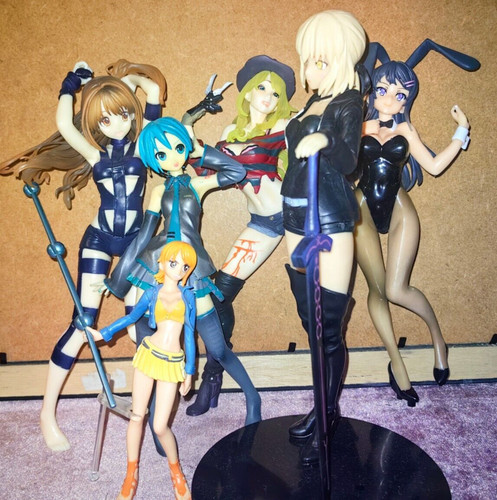 Set manga sexy bunny ladys - 6x,