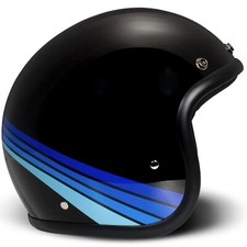 Casco Jet Per Moto M - DMD Aqua Retro Casco Moto - Leggero, Sicuro, Vintage