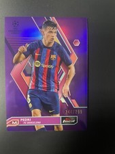TOPPS CHROME FINEST PEDRI /299 FC BARCELLONA