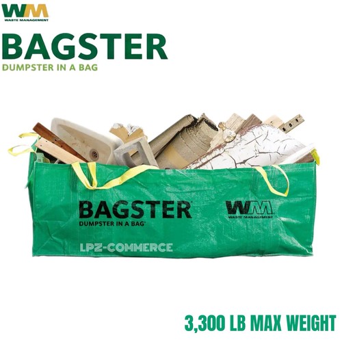 Bagster dumpster bag - a,