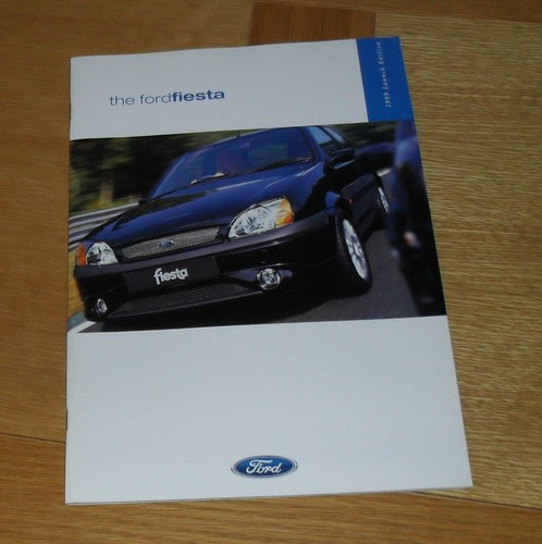 Brochure ford fiesta - brochure, 1999-2000