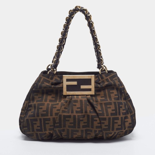 Borsa fendi mia small tobacco - mia,