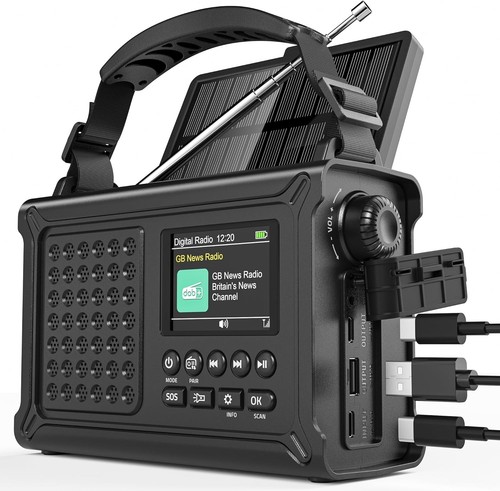 Radio emergenza 12000mah - radio,