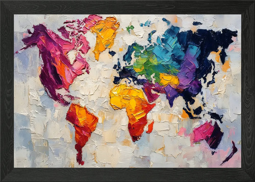 Vivid world mappa - world,