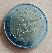 2 EURO FRANCIA 2008 PRESIDENZA