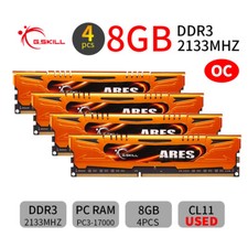 G.Skill 32 GB 4x 8 GB DDR3 OC