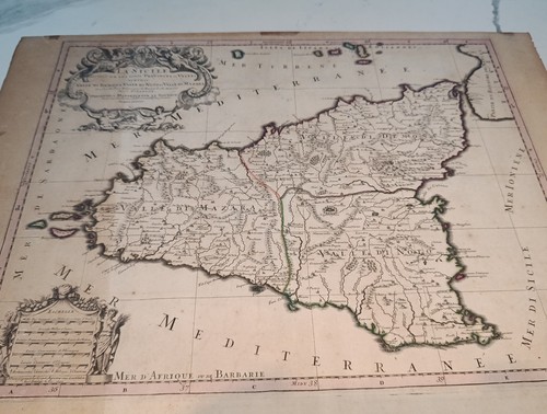 Antica cartina geografica - antica,