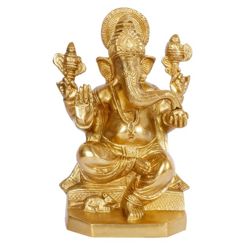 Ganesh bhagwan idolo ottone - bhagwan, in