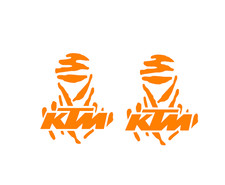 adesivi Moto / Auto /  - 2 adesivi Dakar KTM  - Stickers Dakar KTM
