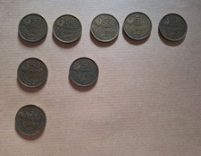 Lot 8 Pièces 50 Francs