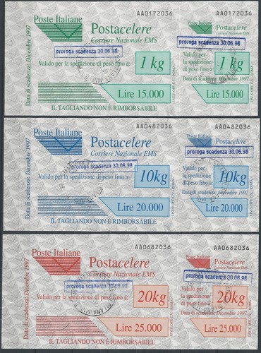 1997 italia postacelere - 1997,