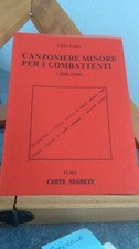 CANZONIERE MINORE PER I
