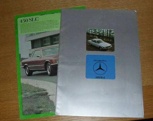 Brochure mercedes benz 450 slc - brochure,