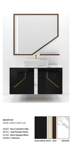 Mobile bagno nero arredo - ,