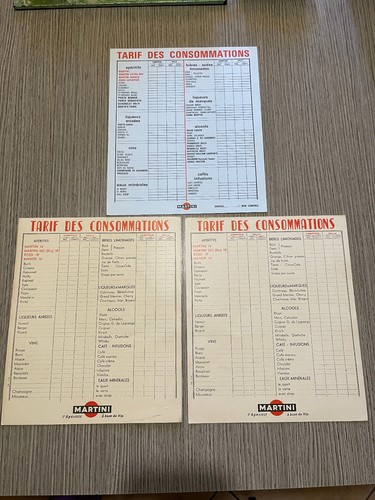 Martini tarif listino prezzi - martini,