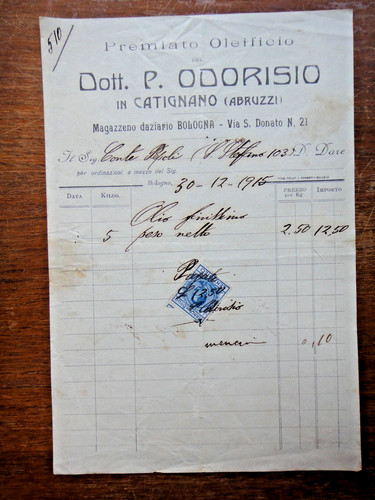 1915 premiato oleificio - oleificio, del