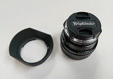 Voigtlander Ultron 35mm f2.0 VM Aspherical Type II + LH-12 hood, Leica M mount