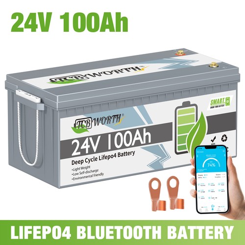 Bluetooth lifepo4 24v - bluetooth, 100ah