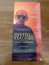 75S LOCANDINA POSTER,INVITO AL VIAGGIO CONCERTO PER FRANCO BATTIATO Romanoff