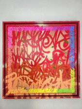 Quadro + vaso graffiti arte
