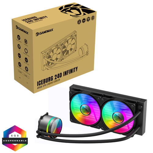 Gamemax iceburg 240 nero - gamemax,