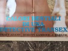 CALORI BESTIALI DI UNA DETECTIVE TRANSEX - MANIFESTO CINEMA 100 X 140