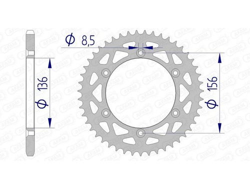 Afam aluminum crown 15206 - afam,