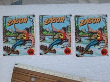 3 BUSTINE FIGURINE ZAGOR DAIM PRESS 1978