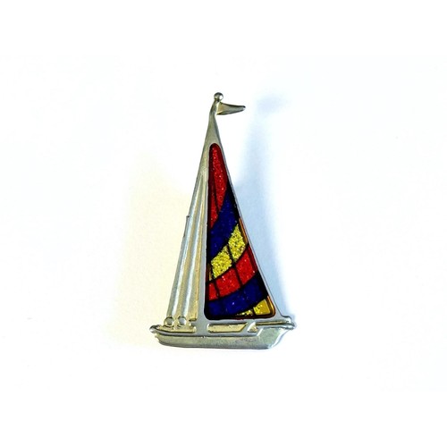 Spilla barca vela vintage - vela,