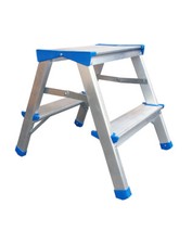 Sgabello scaletta in alluminio