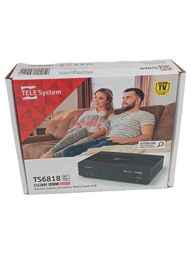 Tele system ts6818 dvb hevc - system, dvb-t2
