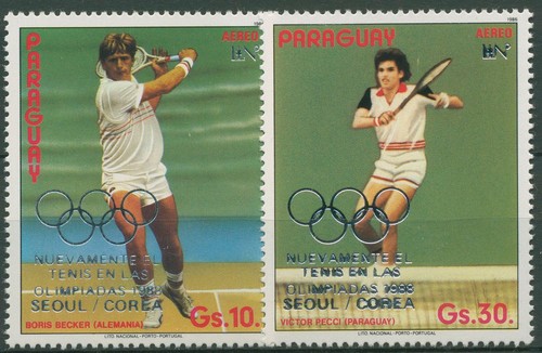 Paraguay 1987 olimpiadi tennis - paraguay,