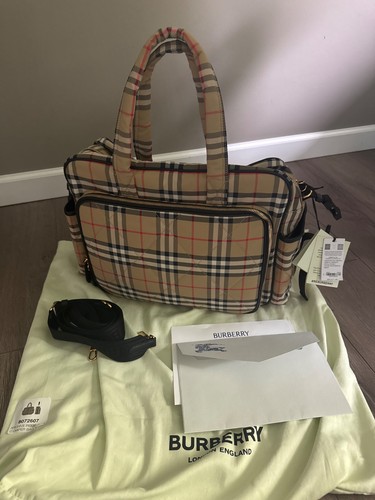 Burberry diaper bag - diaper, tote