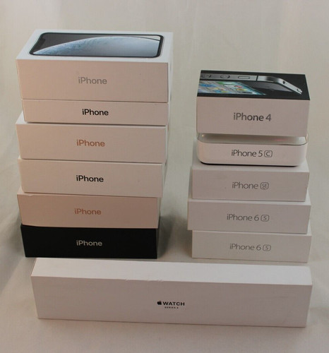 Lotto scatole apple - lotto, vuote