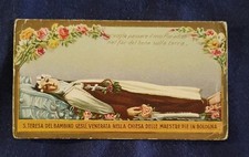 SANTINO ANTICO SANTA LEGA EUCARISTICA N.N.  S.TERESA DEL GESU' BAMBINO BOLOGNA