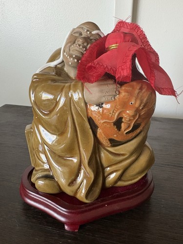Vecchia statuina monaco - , cinese