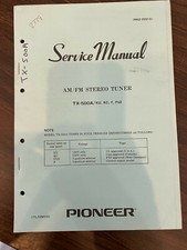 PIONEER TX-500A TX-500A TUNER