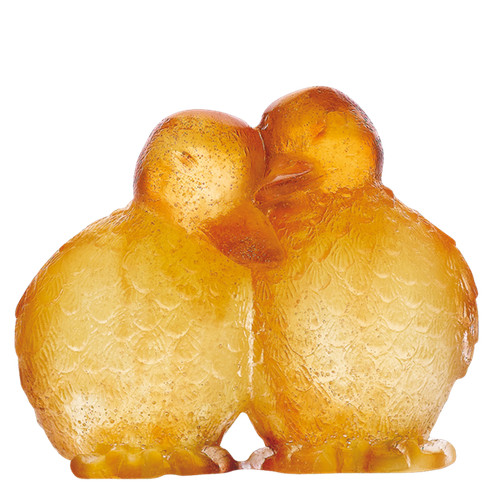 Figurina daum crystal - daum, golden