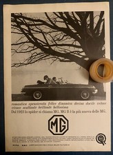 Rara Pubblicita’ MG B Spider del 1964