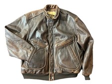 Giacca di pelle marrone