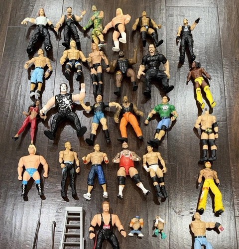 Assorted wrestling action - wrestling,
